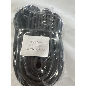 Butyl  26 x 1 3/8 Bicycle Tube HEAVY DUTY.
